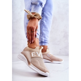 Vinceza Scarpe Sportive da Donna Slip-on Beige Lorane 1