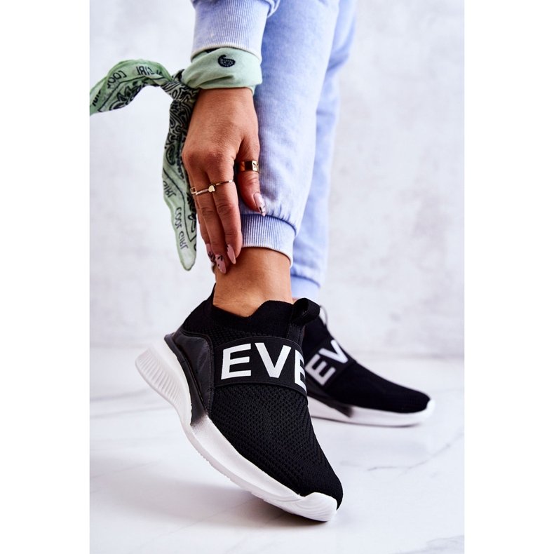 Vinceza Scarpe Sportive da Donna, Slip-on Nere Lorane nero 1