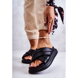Ciabatte da donna in pelle La.Fi nere Silla nero 1