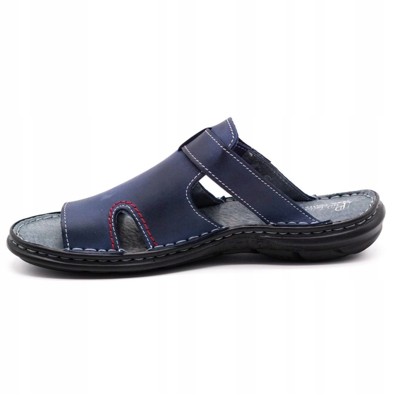 Polbut Pantofole da uomo 356 blu navy 1