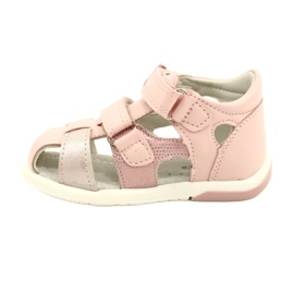 Sandali con fiocco bambina American Club XD63/22 colore rosa 1