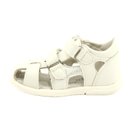 American Club Sandali femminili con l'Arman Club XD63/22 White Bow bianco 1
