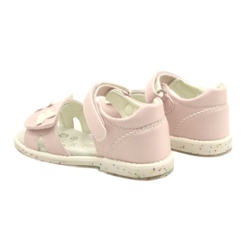 Sandali da bambina Farfalle American Club XD58/22 Rosa 5