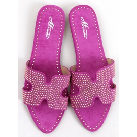 Ciabatte da donna Q-88 Fucsia rosa 1