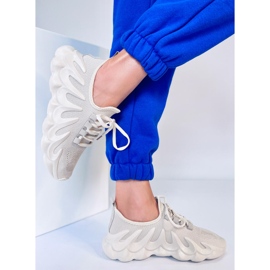 Calzini a fascia beige 2