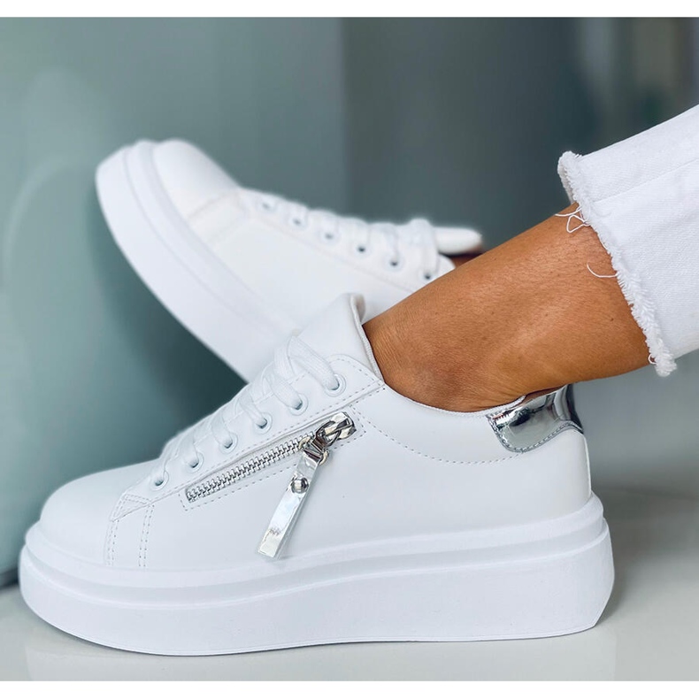 Sneakers da donna Lerato BIANCO / ARGENTO 2