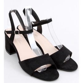 Sandali neri Jolina con tacco alto nero 1