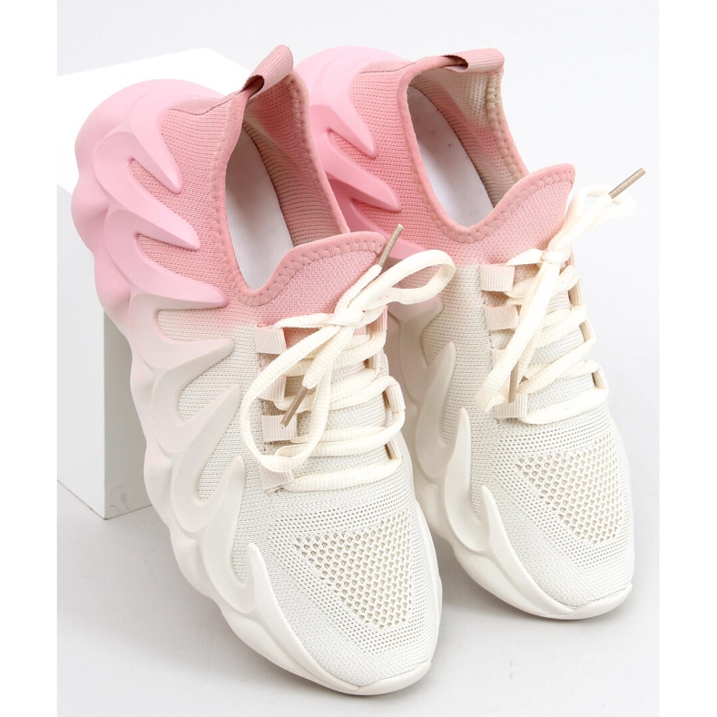 Calzini Ombre Caloy BEIGE / ROSA 2