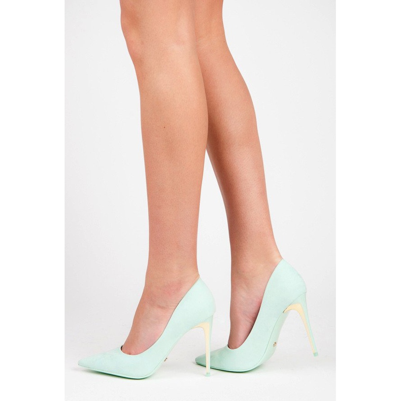 Seastar Décolleté in camoscio sul tallone blu 1