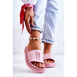Pantofole da donna Big Star JJ274A303 rosa 1