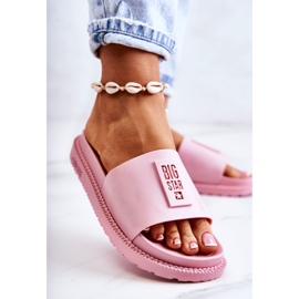 Pantofole da donna Big Star JJ274A303 rosa 2