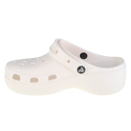 Infradito Crocs Classic Platform Clog 206750-100 bianca 1