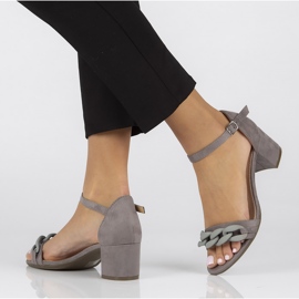 Filippo DS3708/22 Gr sandali grigi grigio 1