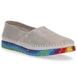 Scarpa in pelle Filippo DP1213/20 Si argento d'argento 1