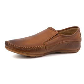 Olivier Mocassini uomo in pelle 4206 marrone 1