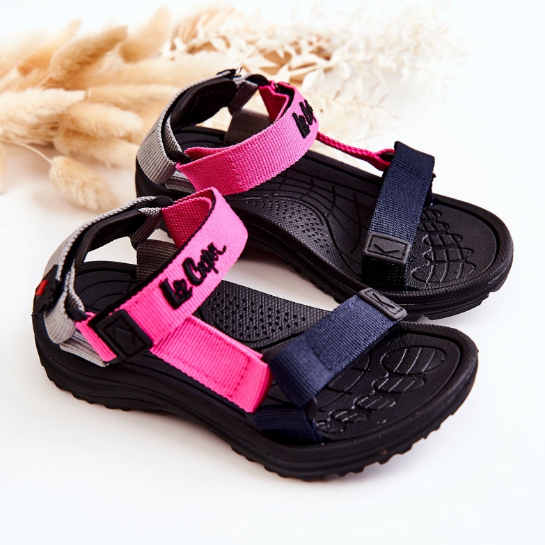 Sandali per bambini Lee Cooper LCW-22-34-0951 Multicolor rosa 2
