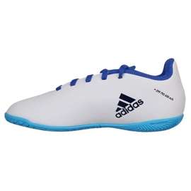 Scarpe da calcio Adidas X Speedflow.4 In Jr GW7527 bianca bianca 1