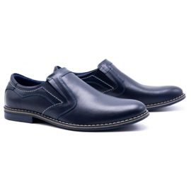 Olivier Scarpe eleganti da uomo 283LU blu navy 2