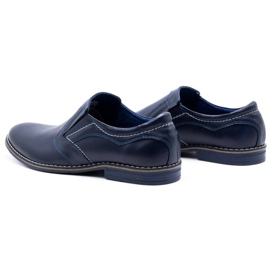 Olivier Scarpe eleganti da uomo 283LU blu navy 4