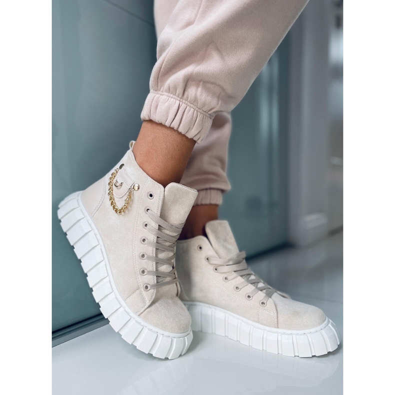 Sneaker alla caviglia Iggy Beige 1
