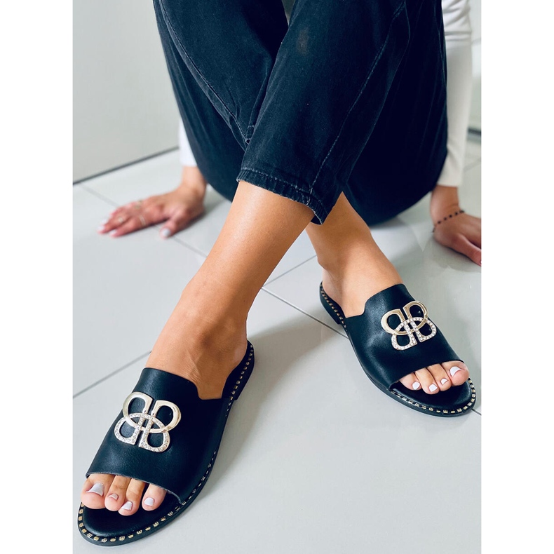 Ciabatte da donna Inday nere nero 2