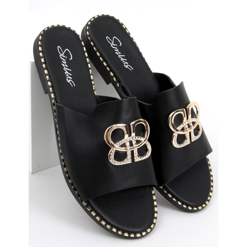 Ciabatte da donna Inday nere nero 1