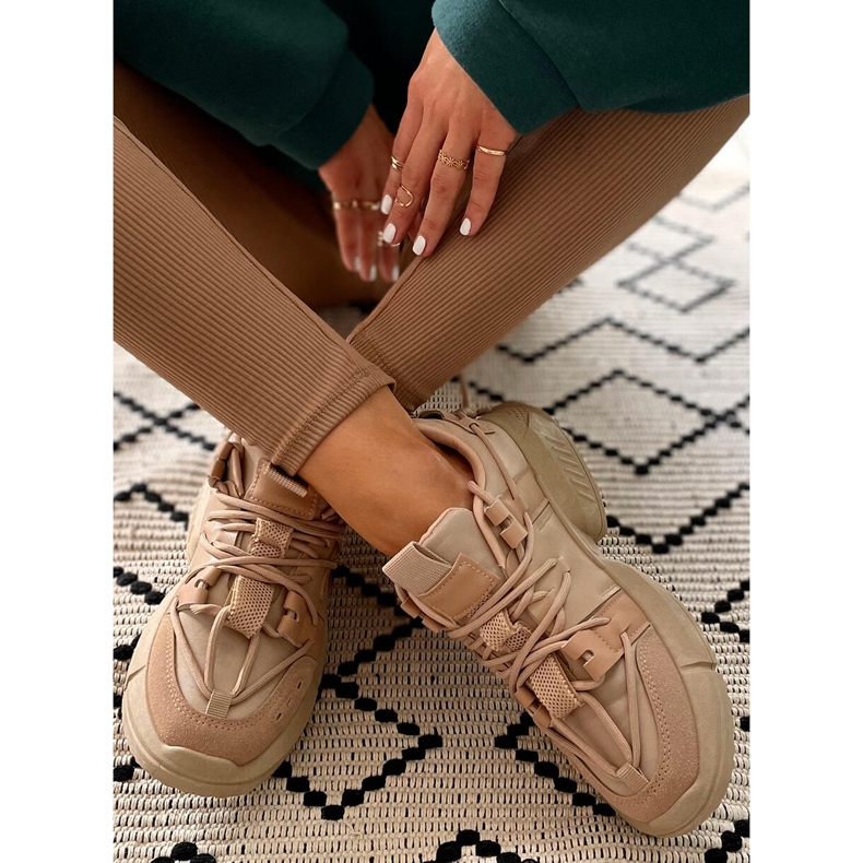 Scarpe da ginnastica Zeny Khaki beige 1