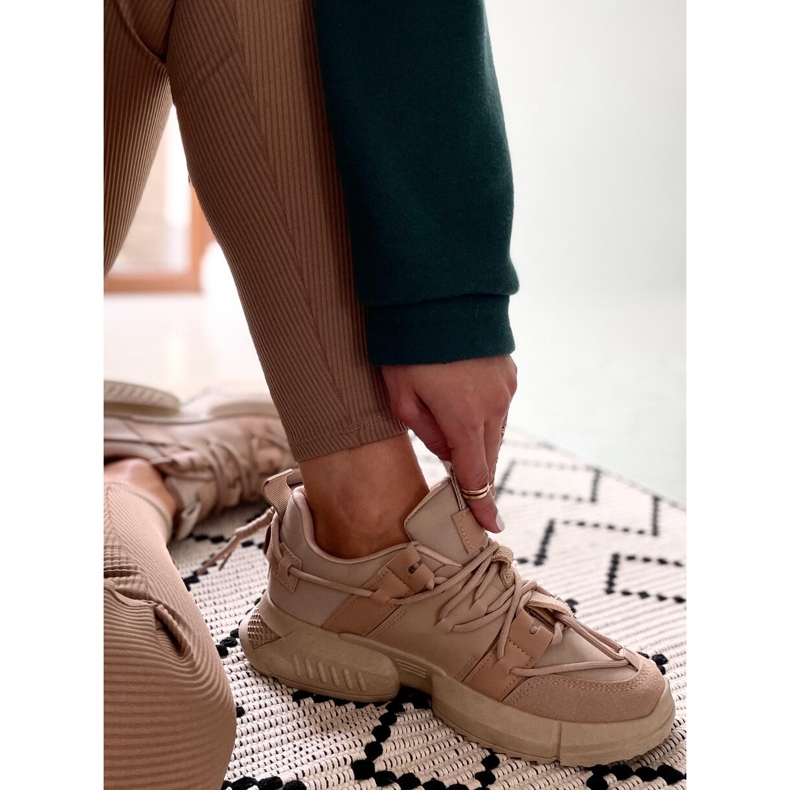 Scarpe da ginnastica Zeny Khaki beige 2