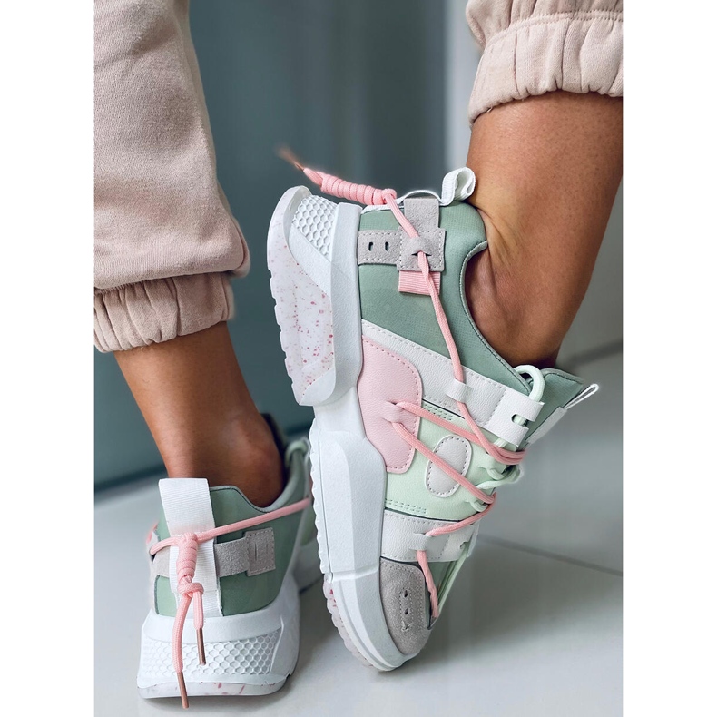 Scarpe da ginnastica Zeny verdi multicolore verde 2