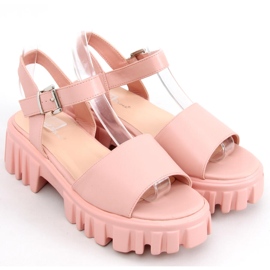 Sandali con suola alta Dianne Pink rosa 2