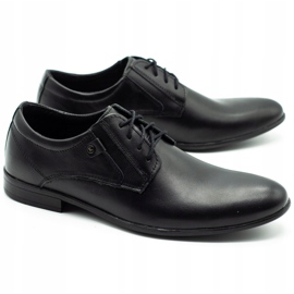 KOMODO Scarpe da uomo formali 850 nero opaco 2