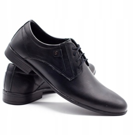 KOMODO Scarpe da uomo formali 850 nero opaco 3