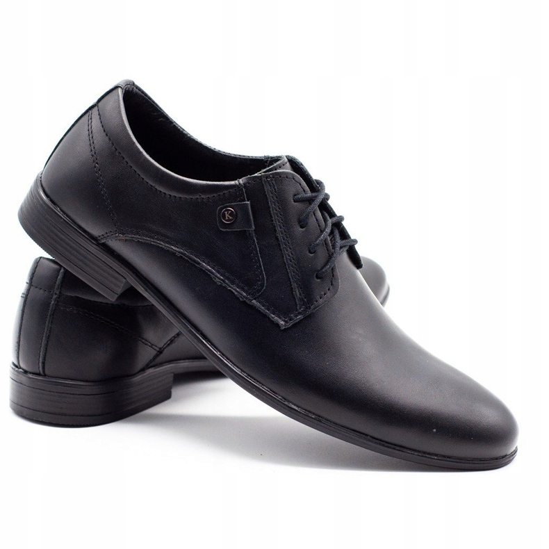 KOMODO Scarpe da uomo formali 850 nero opaco 3
