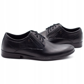 KOMODO Scarpe da uomo formali 850 nero opaco 4