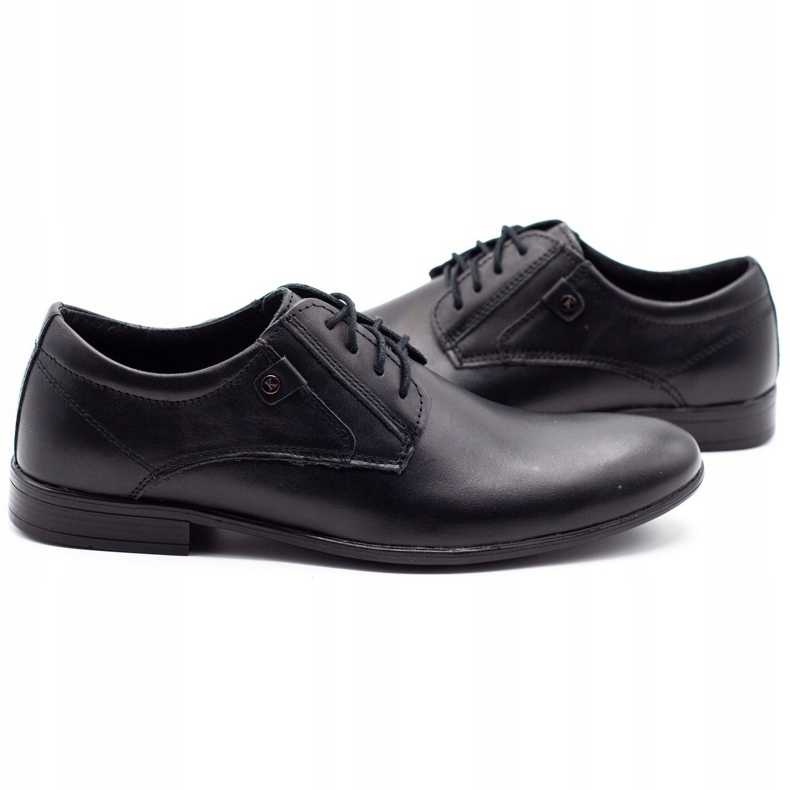 KOMODO Scarpe da uomo formali 850 nero opaco 4