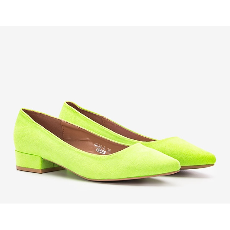 Tacchi alti Jody verde neon 1