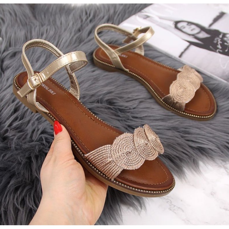 Sandali bassi T.Sokolski W SCA37B oro d'oro 1