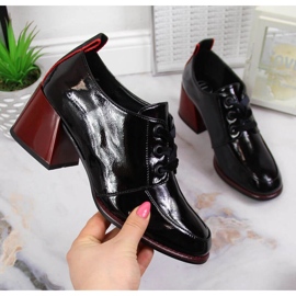 Scarpe in pelle sul blocco Filippo W PAW350 nero 1