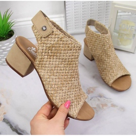 Sandali chiusi Rieker M RKR538 beige multicolore 1
