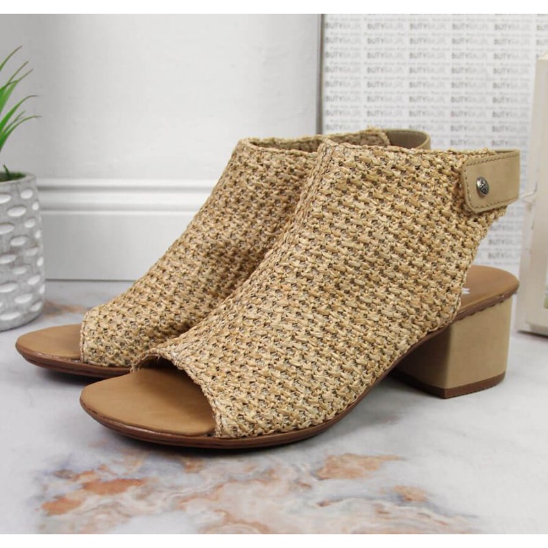 Sandali chiusi Rieker M RKR538 beige multicolore 2