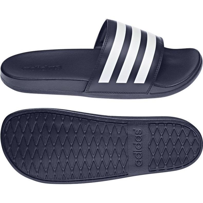Ciabatte Adidas Adilette Comfort M GZ5892 bianco blu navy 1