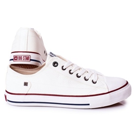 Sneakers da uomo in pelle Big Star II174001 Bianco 3