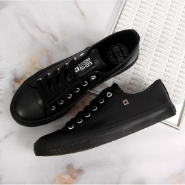 Sneakers basse nere in ecopelle Big Star V274871 nero 1