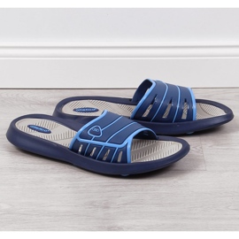 Ciabatte in gomma da uomo Atletico blu navy 1