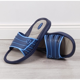 Ciabatte in gomma da uomo Atletico blu navy 2