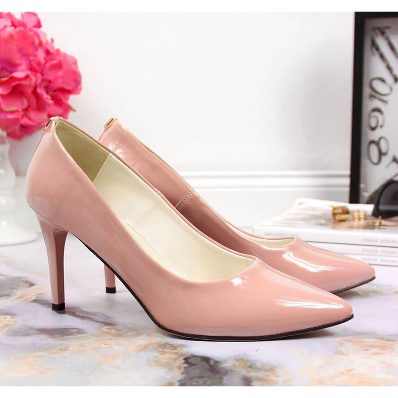 Décolleté su uno stiletto cipria Juma rosa cipria 2