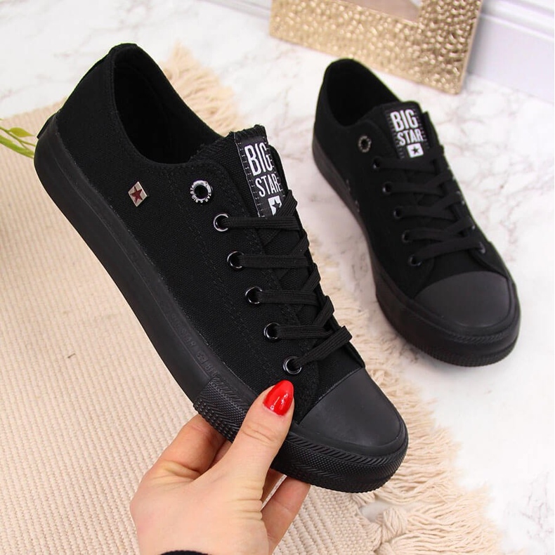 Sneakers basse Big Star AA274009 nere nero 1