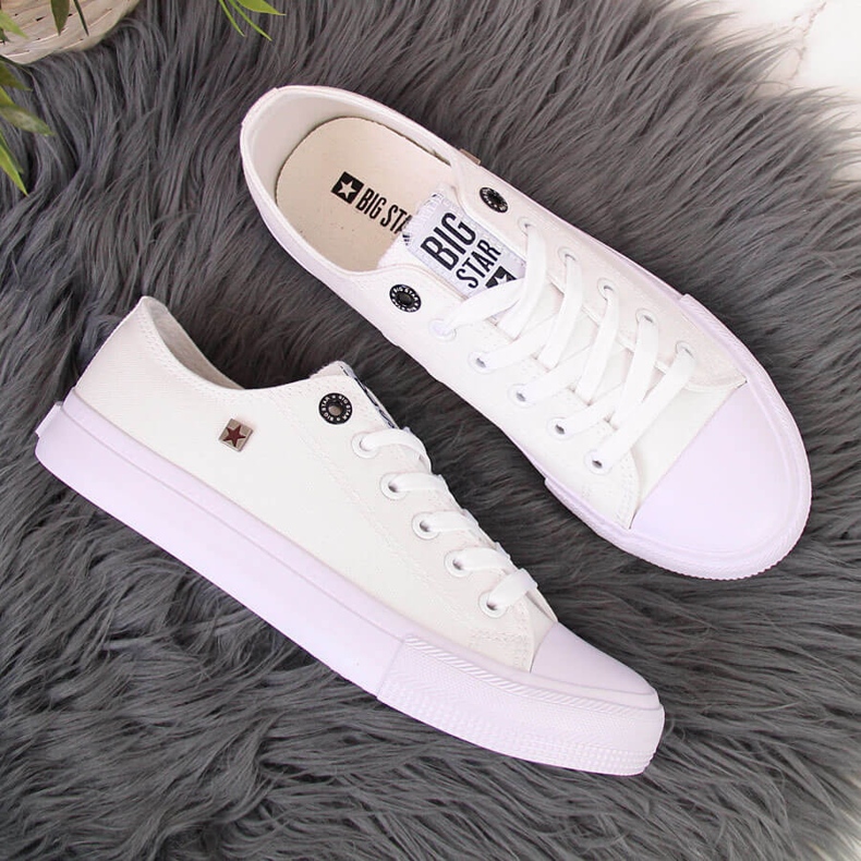 Sneakers bianche basse Big Star AA274010 bianca 2