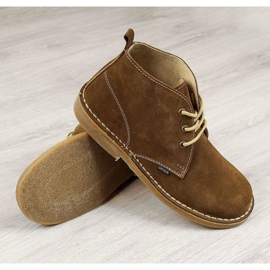 Stivali da uomo Gregor in pelle marrone 1