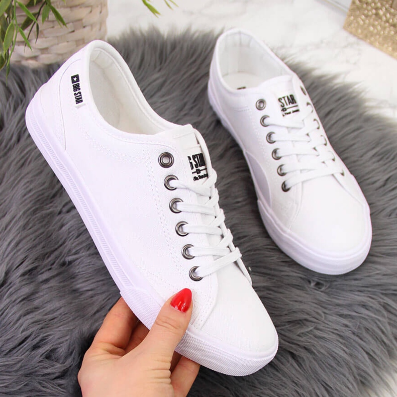 Sneakers bianche Big Star W274835 bianca 1